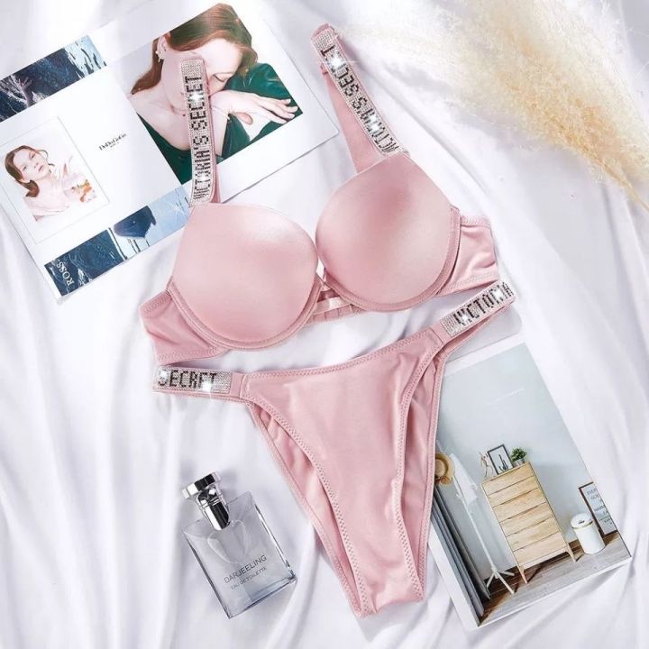 Victoria Secret Push up Lingerie bra Set for women Ladies Sexy