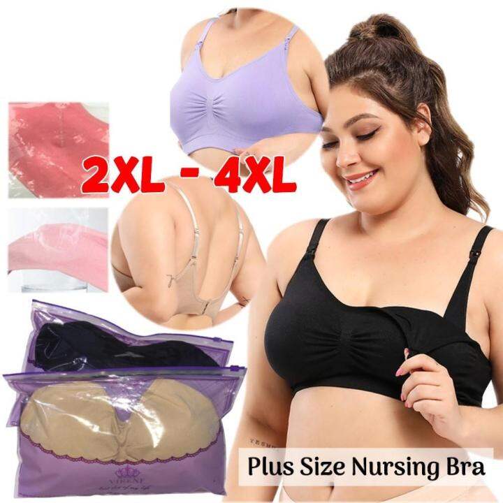 Plus Size Nursing Bra Breastfeeding Bra Maternity Bra Pregnant Mummy