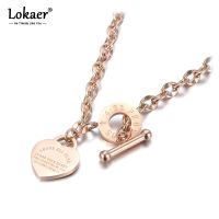 Stainless Steel Titanium Heart Necklace New Stainless Steel Necklace - Titanium - Aliexpress