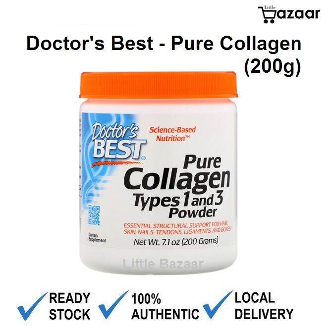 Doctor's Best, Pure Collagen Types 1 And 3 Powder, 200g | Lazada