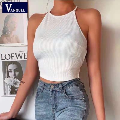 ﹊✑ Halter Camisole Knitted Color Women 39;s And 2021 New Fashion Street Bundled