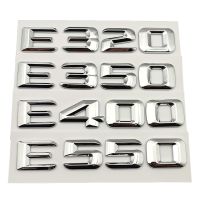 3d Chrome Letters For Car Trunk Mercedes E200 E220 E260 E300 E320 E350 E400 E450 E550 W213 W212 Emblem Logo Stickers Accessories