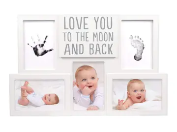 1Dino Premium Baby Handprint and Footprint Kit - 12.6” x 12.2