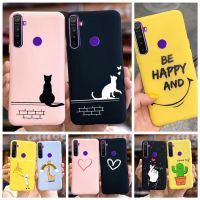 แผ่นสำหรับเครื่องจักรกล☎☃เคสโทรศัพท์สำหรับ Oppo Reame 5 5i 5S,เคสซิลิโคนนิ่มพิมพ์ลายลูกกวาดน่ารักสำหรับ Realme 5i 5S 5 Pro ฝาครอบหลัง TPU Funda