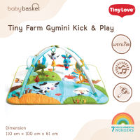 เพลย์จิม ที่นอนสำหรับเด็กแรกกิด พร้อมโมบายของเล่น Tiny Love Gym Tiny Farm Gymini Kick &amp; Play จาก Tiny Love