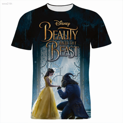 2023 Jersey New Summer Fashion Short Sleeve 3d Print Men Women t Shirt Beauty And the Beast Tshirt Casual Streetwear Tops Tee Unisex