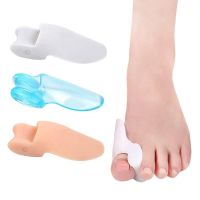 ♙⊕ 2PCS Silicone Toe Corrector Orthosis Foot Care Bone Adjuster Correction Soft Heel Pad Bunion Straightener Big Toe Separator