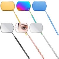 Eyelash Mirror Large Makeup Mirror Magnifying Beauty Long Handle Mirror For Checking False Eyelashes Tools Extension Makeup Tool Mirrors