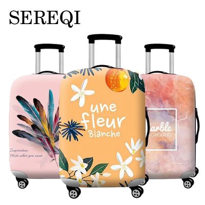 SEREQI Brand Travel Fashion Suitcase Protective Cover Thicken Luggage Cover Apply to 18-32 inch Suitcase Travel Accessories 2018