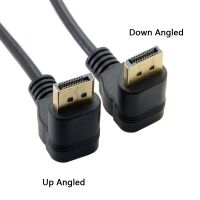 30cm Black Display Port DisplayPort Extension Cable Male to Female 90 Degree Up Down Angled for CRT LCD monitors / projectors