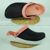 คร็อคส์-รองเท้าแตะผู้หญิง Crocs LiteRide Clog รองเท้าแตะสีชมพู สำหรับผู้ใหญ่ สวย นิ่ม เบา ใส่สบาย/ตรงปก