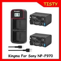 KingMa Sony NP-F970 (6600mAh) Battery and Dual Slot USB LCD Charger Kit  For Sony NP-F970/960/950/930