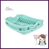 ชั้นคว่ำจานพลาสติก KECH PASTEL 38x38x11 ซม. สีเขียวPLASTIC DISH DRAINER KECH PASTEL 38X38X11CM GREEN **สอบถามเพิ่มเติมได้จ้า**