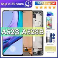 6.5 New Original For Samsung Galaxy A52s 5G A528B A528B/DS LCD Display Touch Screen Digitizer Assembly For Samsung A528 LCD Wireless Earbuds Accesso