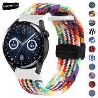 shuzhib 20mm 22mm Braided Band for Samsung Galaxy Watch 4/5 40mm 44mm 3 46mm active 2 Gear S3 Nylon Strap for amazfit Huawei GT 2 Pro