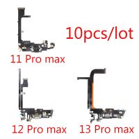 10pcs / lot USB Charger Port Connector แท่นชาร์จสาย Flex สําหรับ iPhone 11 12 mini 13 Pro max อะไหล่