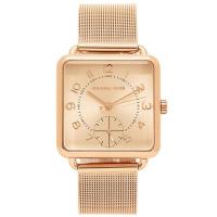 นาฬิกาผู้หญิง MICHAEL KORS Brenner Rose Gold Sunray Dial Ladies Mesh Watch MK3664