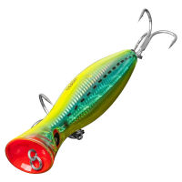 Noeby Topwater Popper Lure 120mm43g Saltwater Floating Popper Bait Big Game GT Tuna Sea Fishing Lure Popper