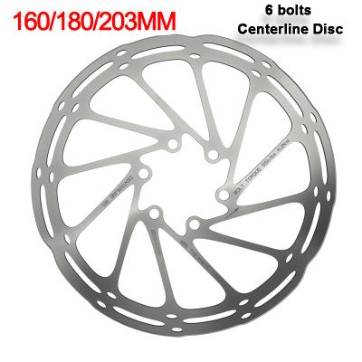 จักรยานดิสก์เบรกโรเตอร์ Centerline 160มิลลิเมตร180มิลลิเมตร203มิลลิเมตรสแตนเลสไฮดรอลิดิสก์เบรกใบพัดสำหรับภูเขา MTB จักรยานถนน