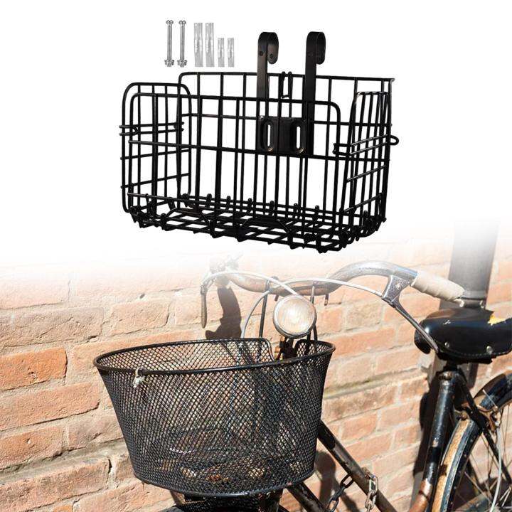 WDAir Bike Front Cargo Basket Luggage Detachable Travel Organizer Bike