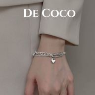 Vòng tay thép titan unisex, vòng tay đôi Key Love De Coco decoco.accessories thumbnail
