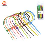 100Pcs Self-locking Releasable Nylon Cable Ties 100mm*2.5mm 10CM Plastic Zip ties cable strong binding Wire Organiser Fast cable Cable Management