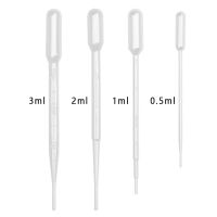 【YF】✉  0.5/1/2/3ml 100/250Pcs/pack Multi-function Disposable Dropper Transparent Pipettes Transfer Graduated Lab Supplies