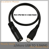 Excellent Micro USB ถึง3.5มม.แจ็คหูฟังสายเคเบิลอะแดปเตอร์ SOCKET Audio CABLE