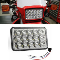 1pc 4x6" 150W Motorcycle LED Headlight Projector Sealed Hi Lo Beam 6000K White Fit for Honda XR250 XR400 XR650 &amp; Suzuki DRZ