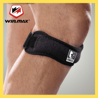 WinMax สายรัดเข่า มีซิลิโคน ที่รัดเข่าวิ่ง ซัพพอร์ตเข่า สายรัดหัวเข่า สนับเข่า กีฬา กันกระแทก ช่วยพยุงเข่า knee support ใส่เต้น วิ่ง ออกกำลังกาย อุปกรณ์ซัพพอร์ตเข่า ข้อศอก แบบปรับได้