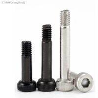 ㍿┇✘ 10-20pcs M2 M2.5 M3 M4 Grade 12.9 Cup Head Socket Screws Half Tooth Inner Hexagon shoulder screw Bolts Nickel Plating/Black A2