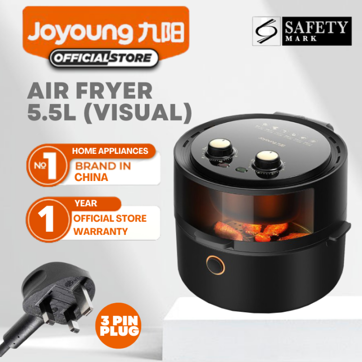 [MY Official] Joyoung 九阳 Visual Air Fryer 4.5L l 5.5L Electric Non