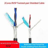 RVSP 2Core Twisted Pair Shielded Cable 26 24 22 20 18 17 16AWG RS485 Signal Control Wire Audio Cable Monitor the Power Cord