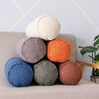 ▩❆☇ Colorful Rectangular Cotton Linen Pearl Pillow Cylinder-shaped Sofa Suitable for Lumbar and Neck Support