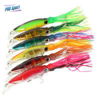 PRO 14ซม./40G Fishing Lure จำลองยาว Octopus Squid Bionic เหยื่อเครื่องมือสำหรับ River Lake Beach เรือตกปลา