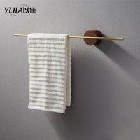 Bathroom fixtures Creative design removable towel rack simple brass bathroom towel