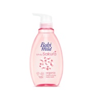 Sữa Tắm Gội Trẻ Em Babi Mild White Sakura 380ML phiên bản mới - 101237219