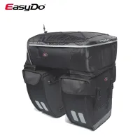 EasyDo Bicycle Bags Large Capacity Rack Trunk Bags Luggage Carrier Bike Bag Waterproof Cycling Mountain Bike Bag 50L