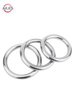 M3 M16 304 Stainless Steel Solid O Ring Welded Ring for Rigging Marine Boat Hammck Yoga Hanging Rings 15 20 30 100 130 150mm