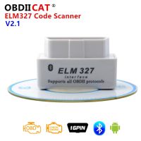 ﺴ✴❃ Super Mini ELM327 V2.1 Bluetooth-Compatible OBD2 Scanner ELM 327 On Android Car Diagnostic Tool OBD II Code Reader