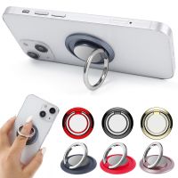 Magnetic Phone Finger Ring Holder 360 Degree Rotating for Apple Iphone 14 Pro Mobile Phone Car Magnetic Back Sticker Bracket Ring Grip