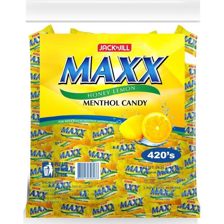 Jack n Jill Maxx Honey Lemon Menthol Candy 420s ☏ Lazada PH