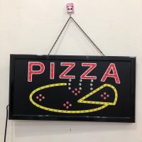 ป้ายไฟ LED PIZZA ป้ายไฟหน้าร้าน ป้าย​ไฟ​เปิด​หน้า​ร้าน​ ตกแต่งหน้าร้าน ประดับร้านสวยงาม เพิ่มความโดดเด่น