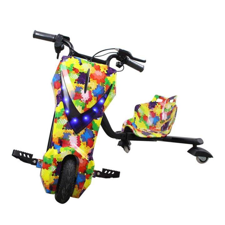 Electric Children's ThreeWheeled Drift Car Outdoor Balance Bike Square Scooter 3 Wheel Bicycle