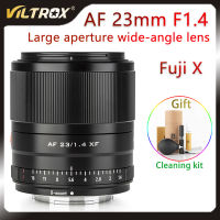 Viltrox 23มิลลิเมตร F1.4โฟกัสอัตโนมัติเลนส์รูรับแสงภาพเลนส์มุมกว้างสำหรับ Fujifilm Fuji X เมา X20 X-T20 X-T100กล้องเลนส์