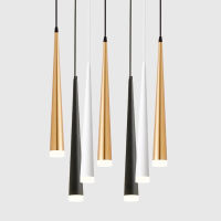 Dimmable 48CM Cone Pendant Lamp Kitchen Island Dining Room Shop Bar Counter Long Tube Hanging Light Bedside Pendant Light