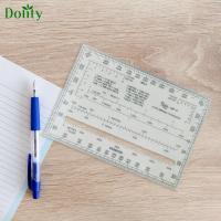 Dolity ไม้โปรแทรคเตอร์แผนที่ไม้บรรทัดวัดมุมอะคริลิคสำหรับสถาปนิกวัด