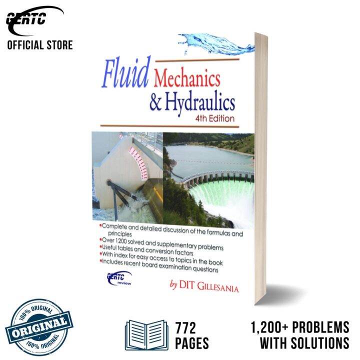 Fluid Mechanics and Hydraulics 4th Edition Civil Engineering Review Book by DIT Gillesania