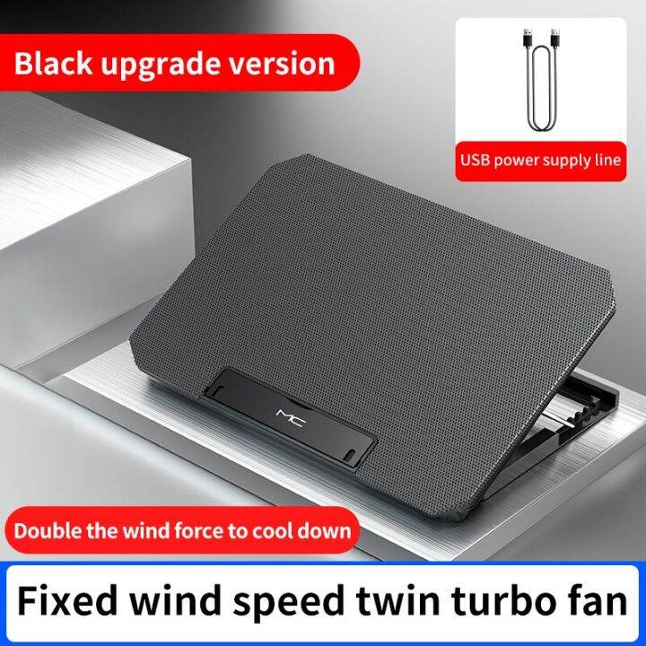 BGF MC Q100 17Inch Gaming Laptop Cooler Fan Led Screen Two USB Port