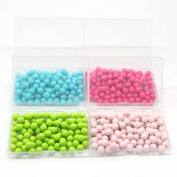 Wholesale 100 Pieces/Box Candy Color Mixed Color Round Head 9.5 * 20Mm Push Pin Corkboard Nail Decorative Nail